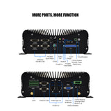 10th Gen Industrial Fanless Mini Computer Intel i7 10510U i5 10210U Rugged PC 6*COM 2*Lans 8*USB GPIO  HDMI VGA 4G WiFi