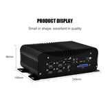 10th Gen Industrial Fanless Mini Computer Intel i7 10510U i5 10210U Rugged PC 6*COM 2*Lans 8*USB GPIO  HDMI VGA 4G WiFi