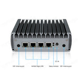 Fanless Soft Router Intel Celeron J4125 Quad Core Mini PC 4 Intel Gigabit LAN HD-MI VGA pfSense Firewall Appliance ESXI AES-NI