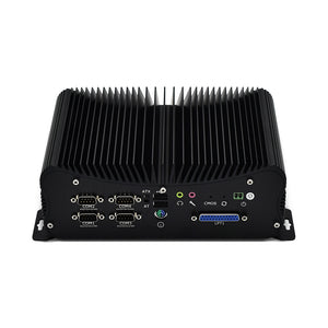 10th Gen Industrial Fanless Mini Computer Intel i7 10510U i5 10210U Rugged PC 6*COM 2*Lans 8*USB GPIO  HDMI VGA 4G WiFi