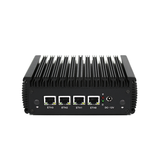 Fanless Soft Router Intel Celeron J4125 Quad Core Mini PC 4 Intel Gigabit LAN HD-MI VGA pfSense Firewall Appliance ESXI AES-NI