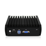 Fanless Soft Router Intel Celeron J4125 Quad Core Mini PC 4 Intel Gigabit LAN HD-MI VGA pfSense Firewall Appliance ESXI AES-NI