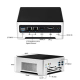 11th Gen Intel Mini PC i7 1165G7 i9 10980HK M.2 NVMe Office Computer Windows 11 PC Gamer NUC Dual Band WiFi HTPC 2xLan 6xUSB3.0